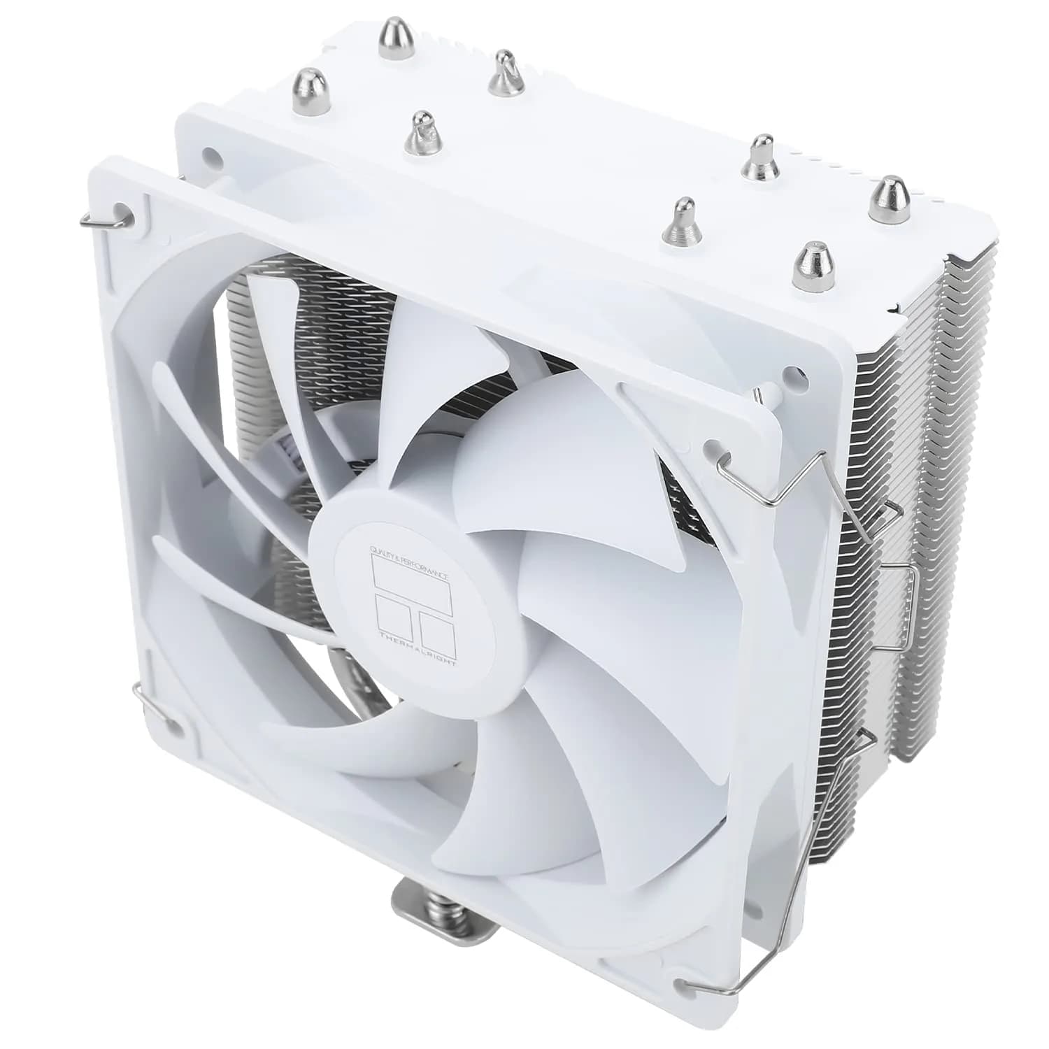 Thermalright Assassin X 120 SE White CPU Air Cooler, 148mm Height | 4 Heat Pipes, TL-C12CW PWM Fan, S-FDB Bearing, AM4/AM5, Intel LGA1700/1851