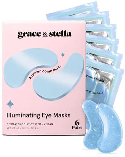 grace & stella Under Eye Mask 6 Pairs | Reduce Dark Circles, Puffy Eyes, Wrinkles thumbnail 1