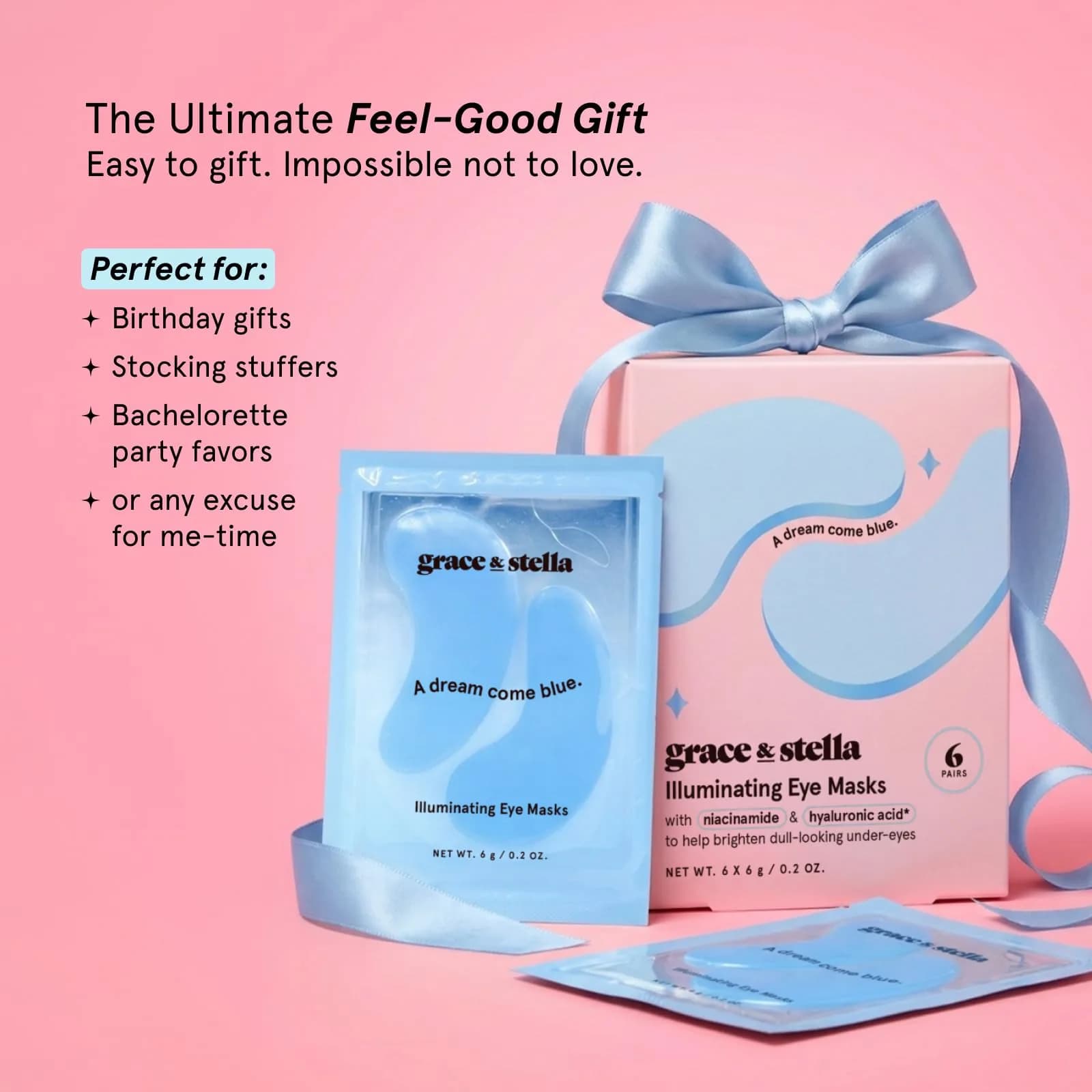 grace & stella Under Eye Mask 6 Pairs | Reduce Dark Circles, Puffy Eyes, Wrinkles - view 9