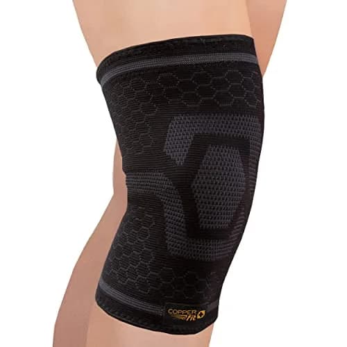 Copper Fit ICE Knee Sleeve S/M (12"-16") Black | FDA Approved Orthopedic Brace for Joint Pain Relief thumbnail 1