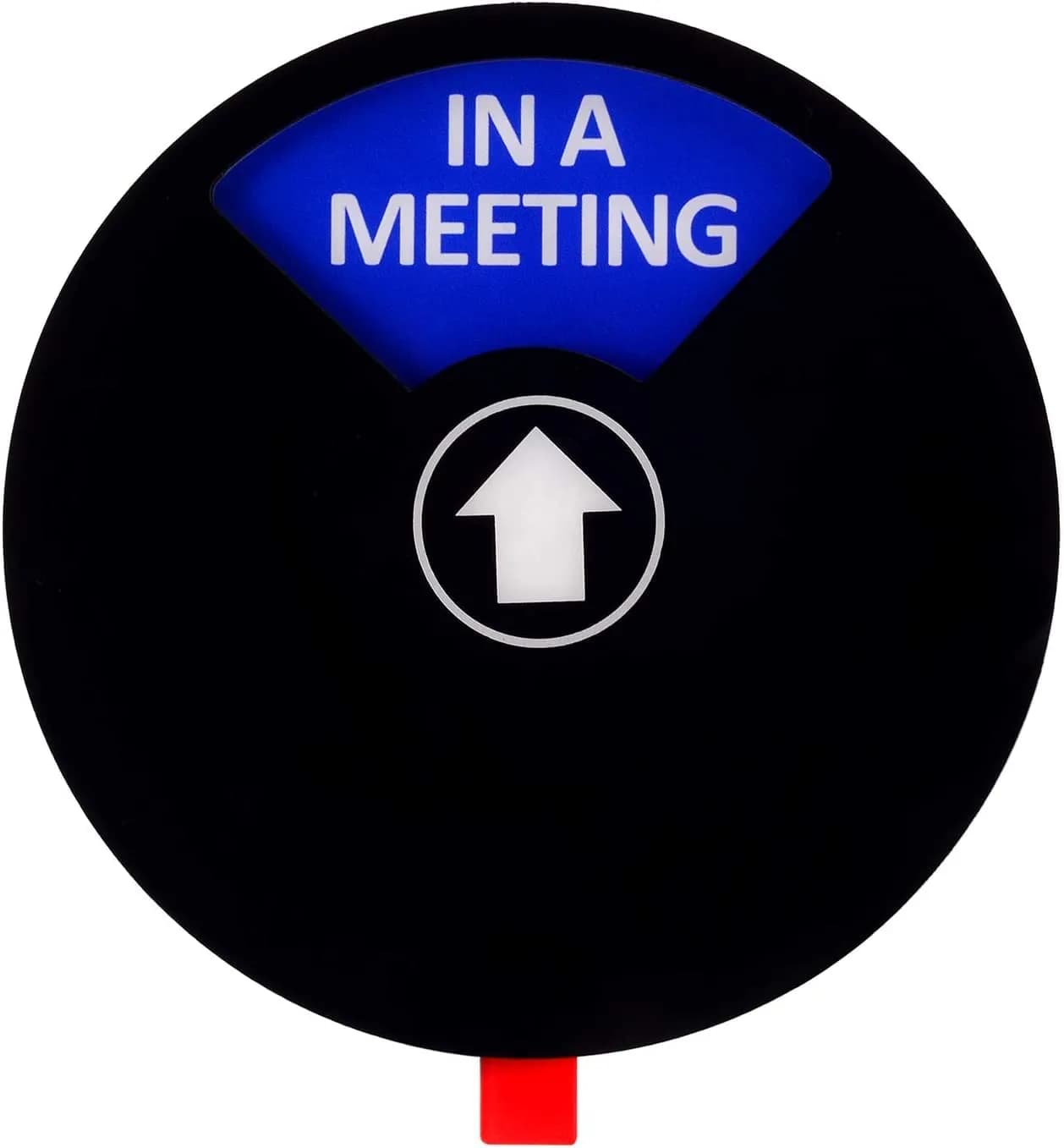 Kichwit Privacy Sign for Office Door, Do Not Disturb, Out of Office, Please Knock, in a Meeting, Conference Sign for Offices (Black, 2 Pack) | 5 inch Diameter - view 5