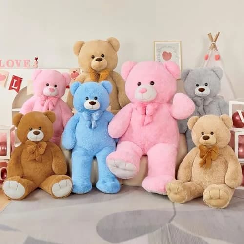 Tezituor Giant Teddy Bear 5 Feet (150 cm / 5.98 kg) | Soft Huggable Plush Toy for Kids & Girlfriends thumbnail 6