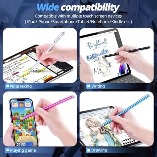 GUUGEI Mesh Fiber Replacement Tips for Touch-Screen Pen, Stylus Nibs (10 Pack) | High Precision, Soft & Screen-Safe thumbnail 4