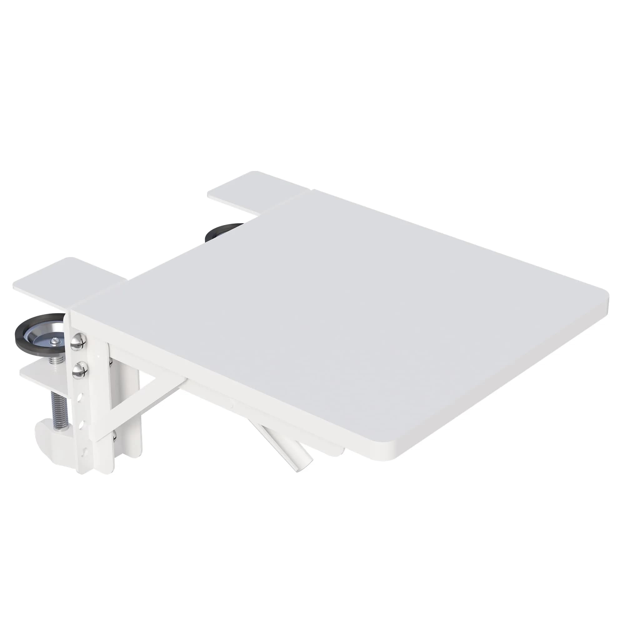 BONTEC Ergonomic Desk Extender Tray 9.5"x9.1" (24cm x 23cm) | Clamp-On Elbow Support for Office & Home Use - main product image