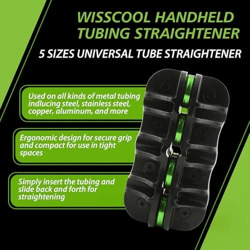 Wisscool 1/4" Tube Straightener Handheld Tubing Straightener | Precise, Durable, Versatile for Brake & Fuel Lines thumbnail 5