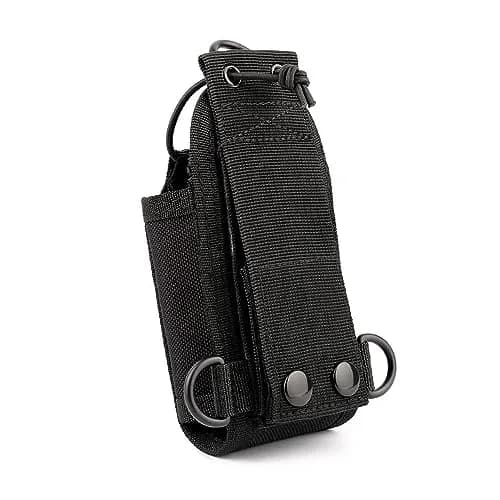 BANDARICOMM Tactical MOLLE Radio Pouch with Shoulder Strap | Nylon Radio Case for Police & Security thumbnail 4