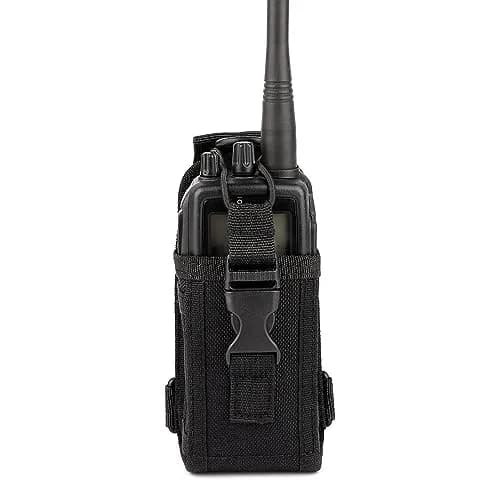 BANDARICOMM Tactical MOLLE Radio Pouch with Shoulder Strap | Nylon Radio Case for Police & Security thumbnail 2