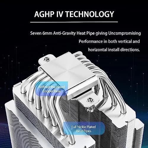 Thermalright Phantom Spirit 120 CPU Cooler Dual TL-C12B V2 PWM Fan 7 Heat Pipes 157mm Height | Compatible with Intel LGA1700/115X/1200/20XX/1851 & AMD AM4/AM5 thumbnail 2