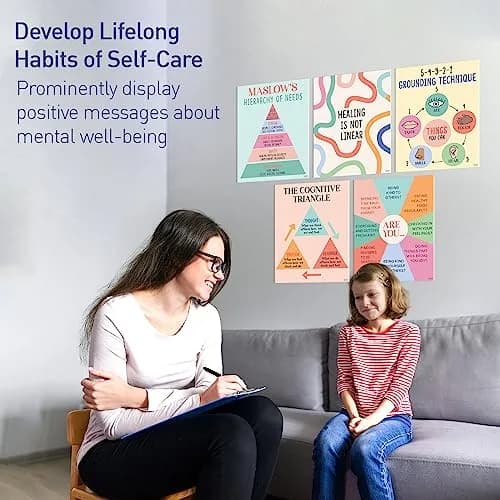 Sweetzer & Orange Mental Health Posters for Office & School | Calming Classroom & Therapy Decor (11x14 Inch) thumbnail 5