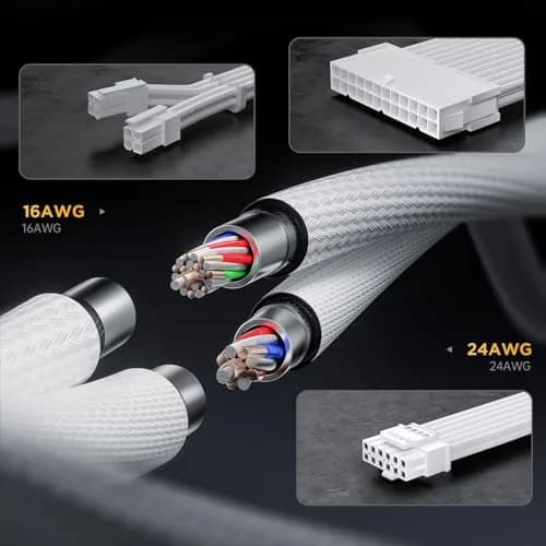 AsiaHorse 12VHPWR Cable Extension Kit, 30cm | Support RTX 40 GPUs & 600W Power thumbnail 6