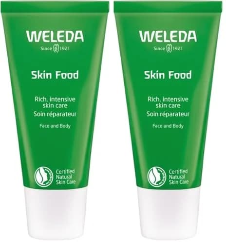 Weleda Skin Food Original Cream 25ml (0.811 Fl Oz) Pack of 2 | Deeply Replenishing for Dry Skin thumbnail 1
