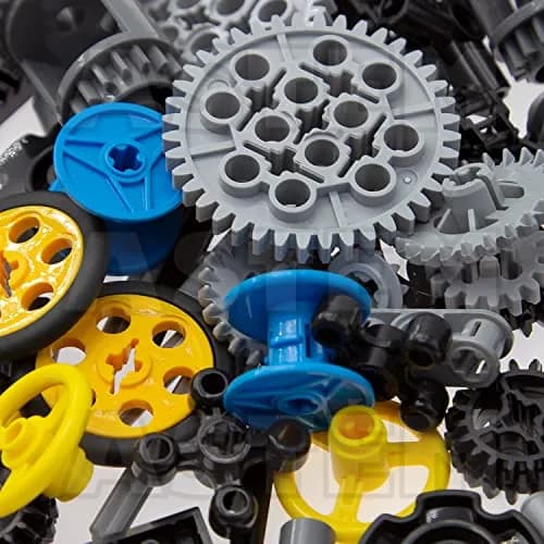 ASTEM Technic Gears & Axles Set 118 Pieces | Compatible with LEGO Technic | Random Colors thumbnail 2