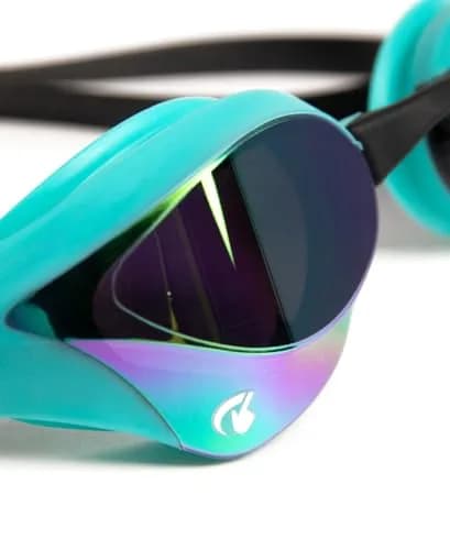 ARENA Cobra Core Swipe Racing Swim Goggles Pro Competitive Swimmers Adult Men Women Anti-Fog Coating Polycarbonate Hard Mirrored Lens, Emerald/Peacock thumbnail 4