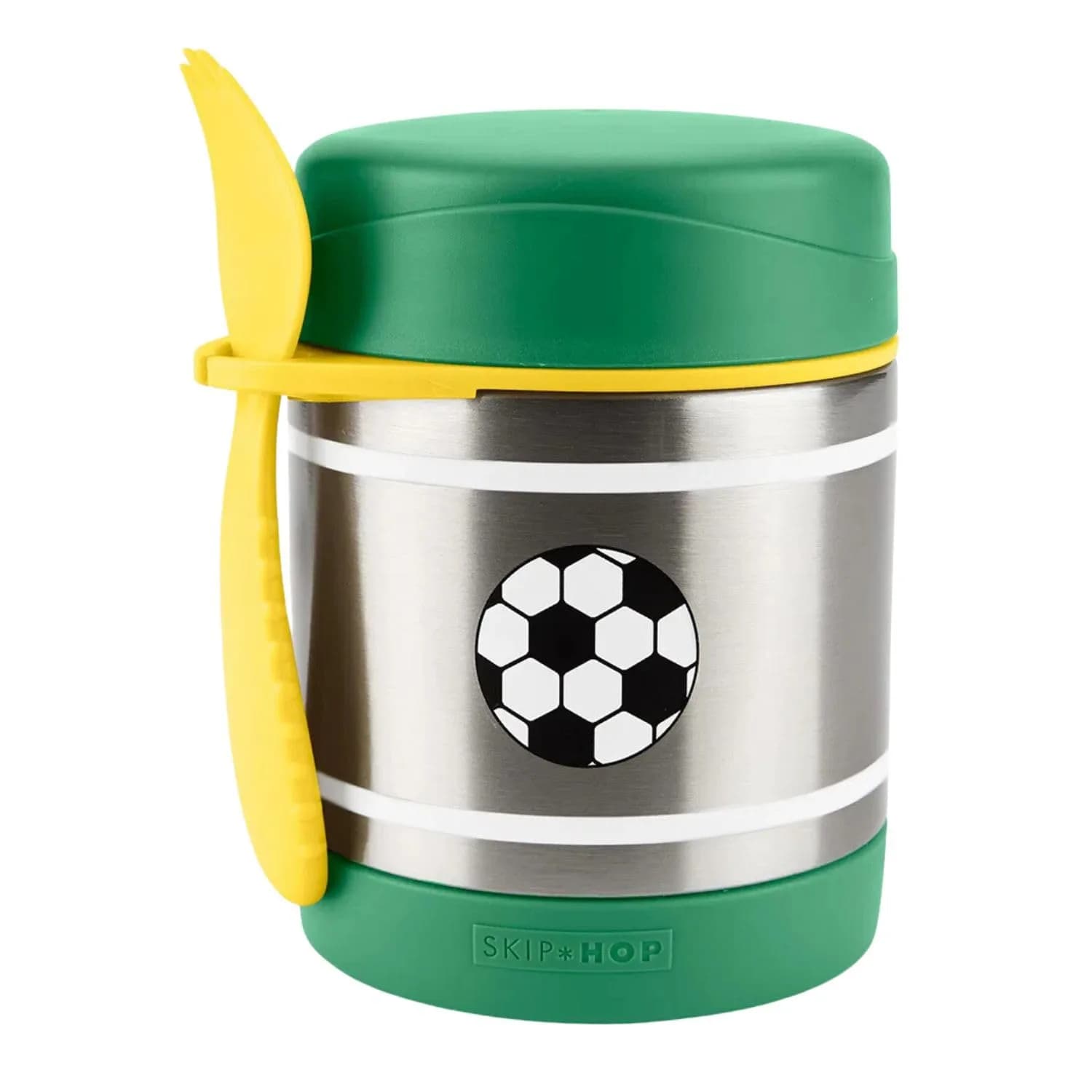 Skip Hop Insulated Baby Food Jar, Soccer, 325ml (11 fl oz) | Keeps Food Warm 7 Hrs, Cold 5 Hrs