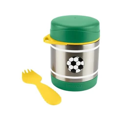 Skip Hop Insulated Baby Food Jar, Soccer, 325ml (11 fl oz) | Keeps Food Warm 7 Hrs, Cold 5 Hrs thumbnail 4