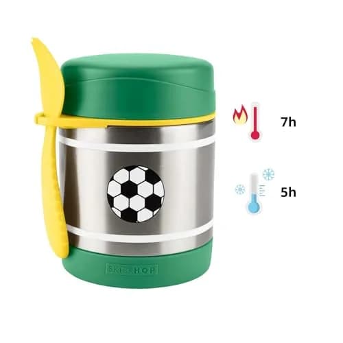 Skip Hop Insulated Baby Food Jar, Soccer, 325ml (11 fl oz) | Keeps Food Warm 7 Hrs, Cold 5 Hrs thumbnail 3