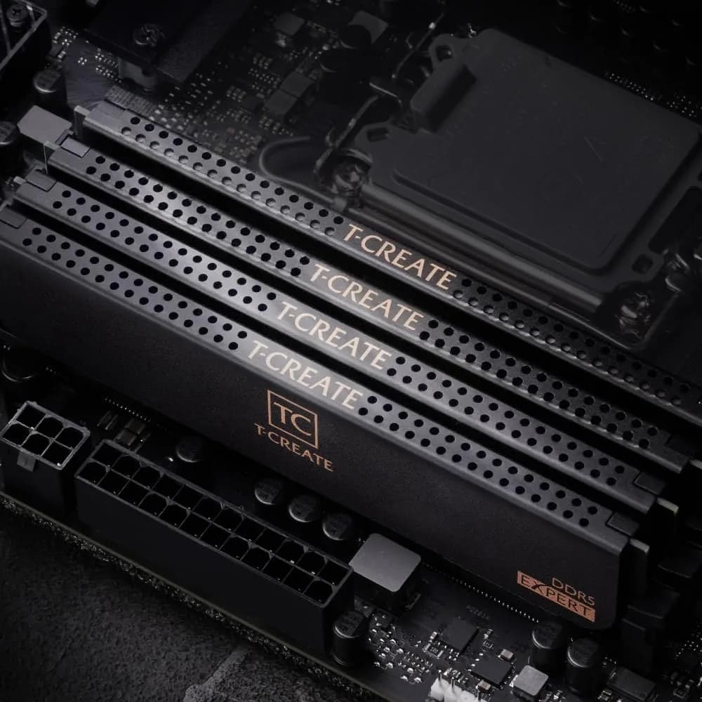 TEAMGROUP T-Create Expert CL30 DDR5 32GB (2x16GB) 6000MHz Desktop RAM White | Overclocking Memory Module - view 6