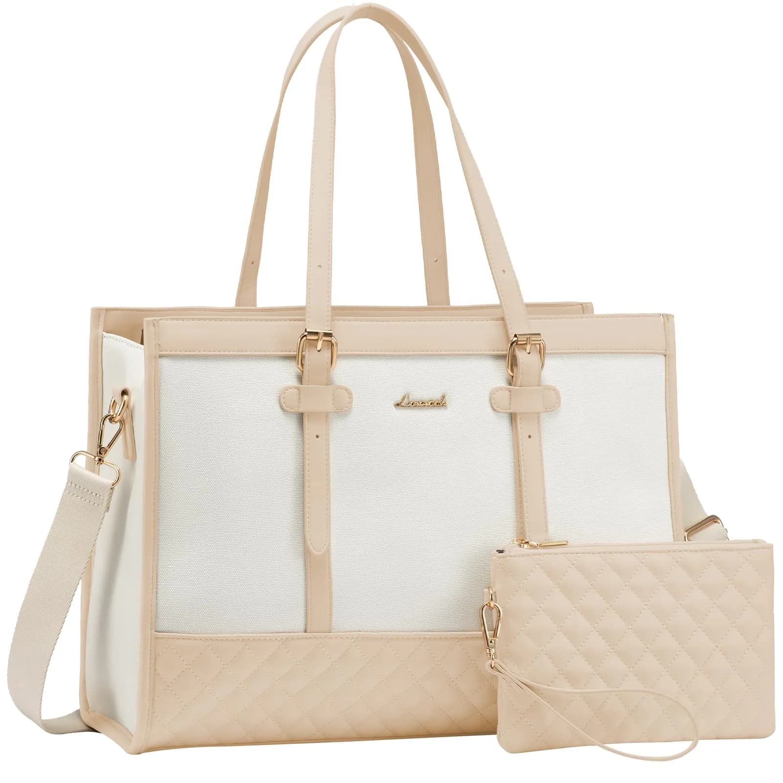 LOVEVOOK Laptop Tote Bag for Women, 15.6 Inch | Stylish & Functional Work Bag - main product image
