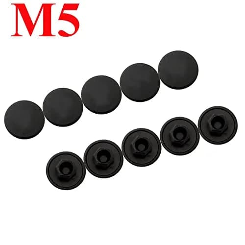 YehVeh Nylon Screw Cap Set (50 Pieces) M5 + M6 | Anti-Dust Hexagon Hole Caps for Allen Screws thumbnail 2