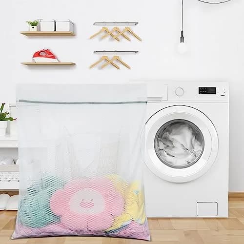 Vivifying Honeycomb Mesh Laundry Bags XXXL Extra Large 109cm x 89cm (2-Pack, White) | Protects Delicates & Bedding in Indian Washers thumbnail 6