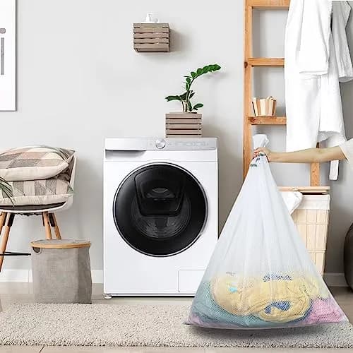Vivifying Honeycomb Mesh Laundry Bags XXXL Extra Large 109cm x 89cm (2-Pack, White) | Protects Delicates & Bedding in Indian Washers thumbnail 7