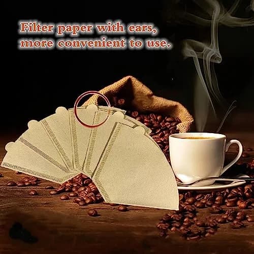 BuRuiJi Coffee Filter #4, Cone Coffee Filter 8-12 Cups | Eco-Friendly, Biodegradable, Resistant to Tearing thumbnail 5
