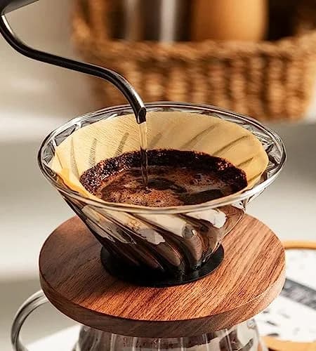 BuRuiJi Coffee Filter #4, Cone Coffee Filter 8-12 Cups | Eco-Friendly, Biodegradable, Resistant to Tearing thumbnail 6