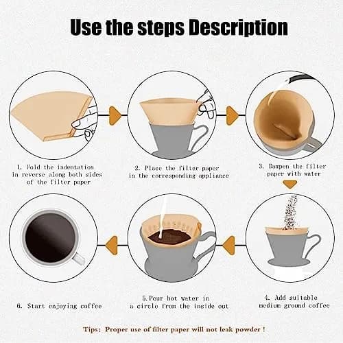 BuRuiJi Coffee Filter #4, Cone Coffee Filter 8-12 Cups | Eco-Friendly, Biodegradable, Resistant to Tearing thumbnail 4
