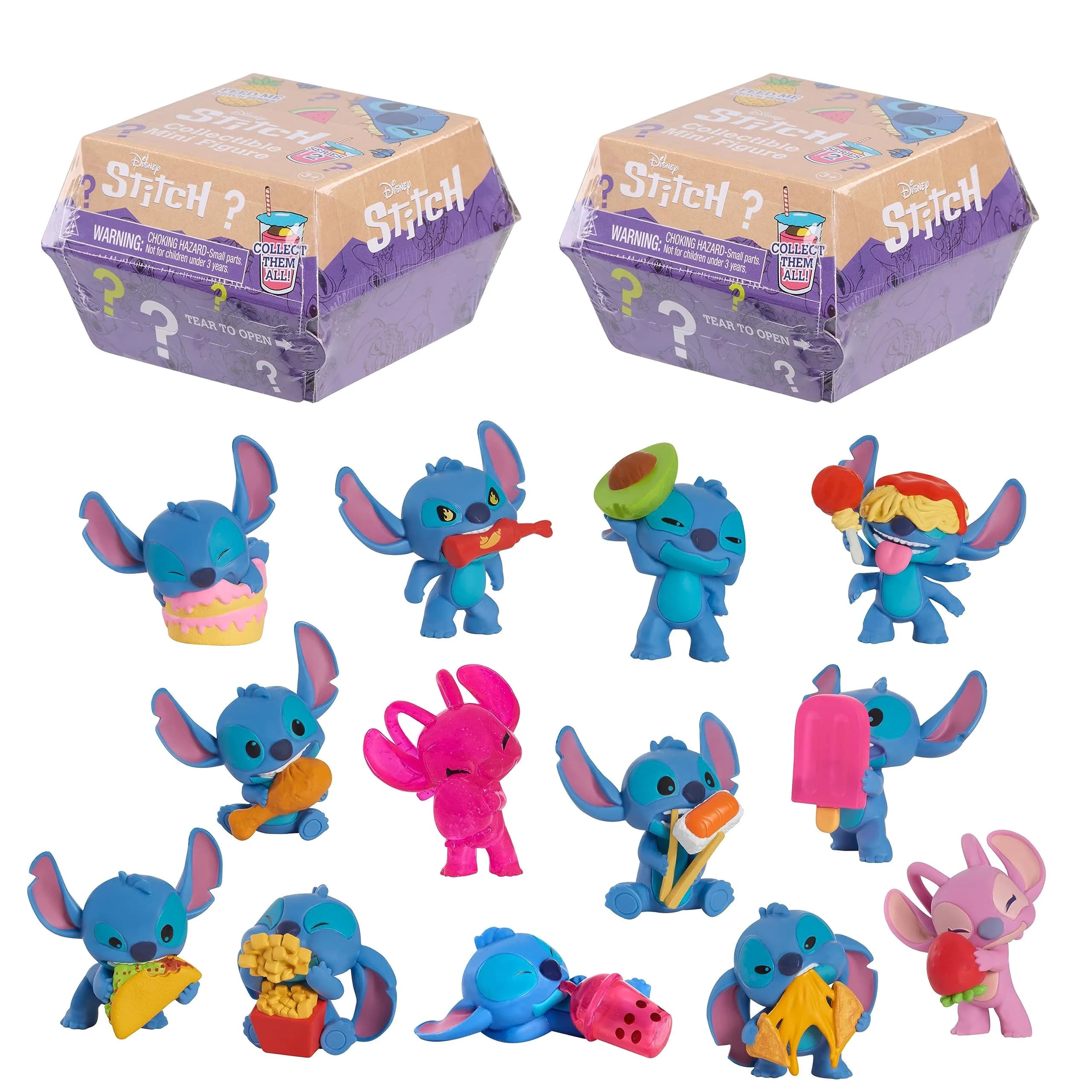 Just Play Disney Stitch Mini Figures 2-Pack | 2-inch Collectible Toy for Kids 3+ — Multicolor