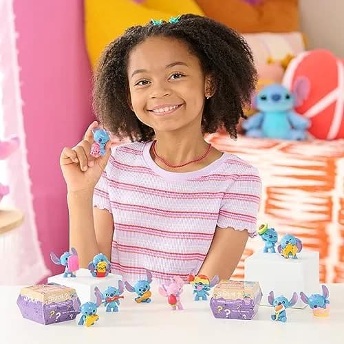 Just Play Disney Stitch Mini Figures 2-Pack | 2-inch Collectible Toy for Kids 3+ thumbnail 2