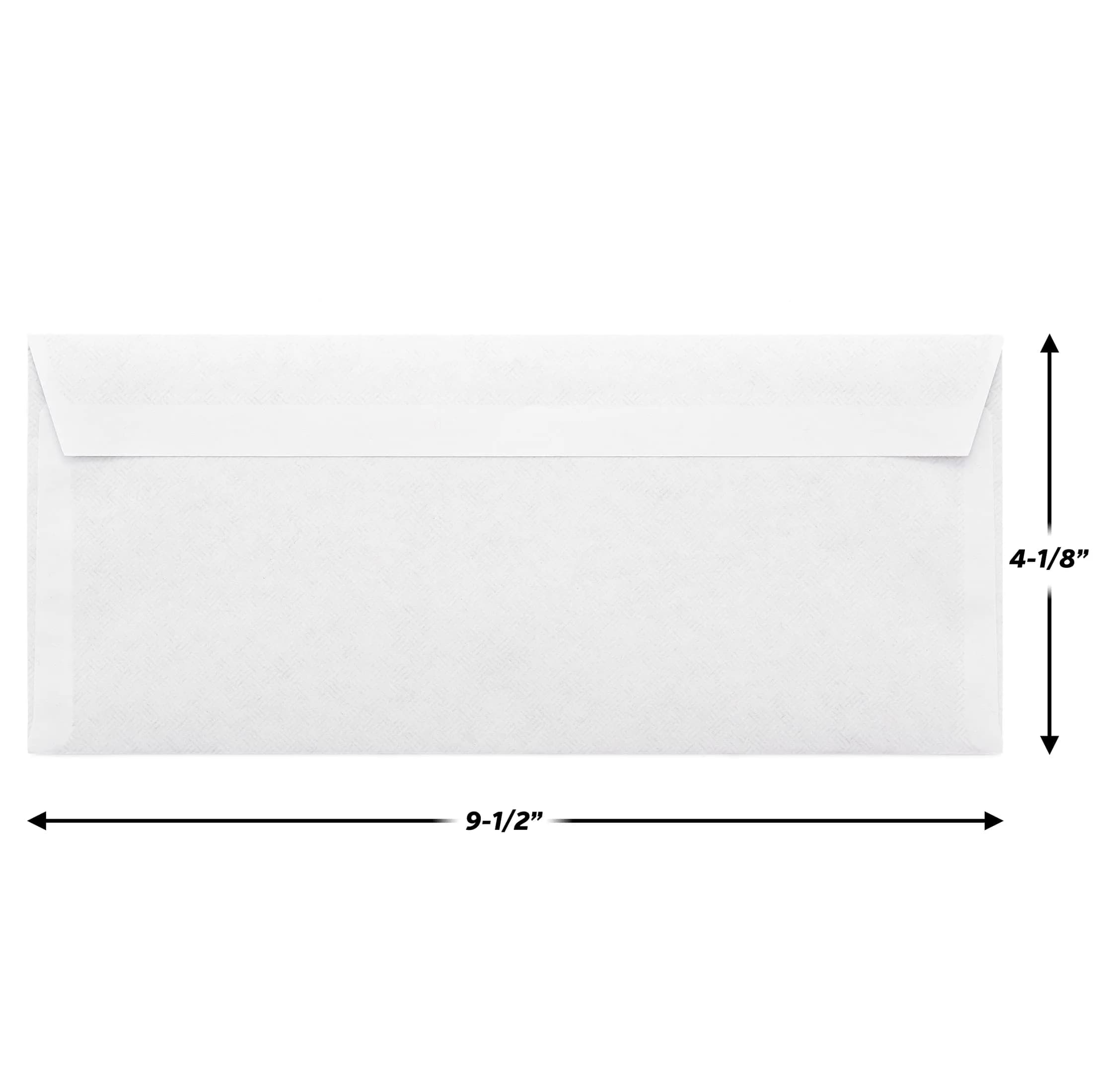 Mead #10 Security Business Envelopes Letter Size (4-1/8" x 9-1/2") - 200 Count | Peel and Seal Privacy Lined Mailing Envelopes - view 7