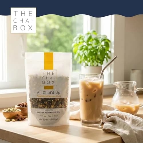 The Chai Box Traditional Masala Chai 6 Oz | Organic Black Tea with Spices thumbnail 5
