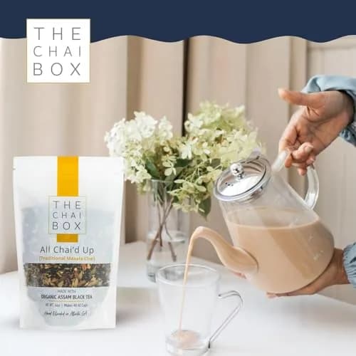 The Chai Box Traditional Masala Chai 6 Oz | Organic Black Tea with Spices thumbnail 7