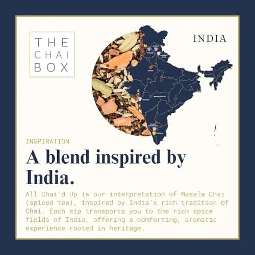 The Chai Box Traditional Masala Chai 6 Oz | Organic Black Tea with Spices thumbnail 3