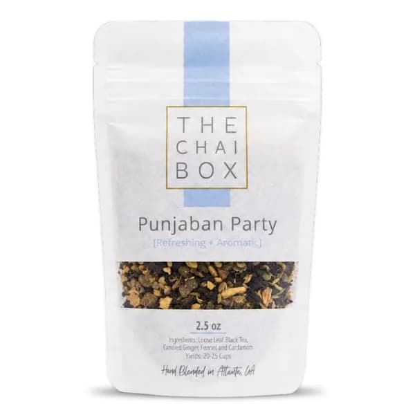 The Chai Box Traditional Ginger & Fennel Chai - 2.5 Oz | Organic Black Tea with Whole Spices thumbnail 1