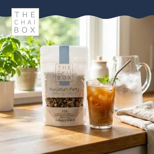 The Chai Box Traditional Ginger & Fennel Chai - 2.5 Oz | Organic Black Tea with Whole Spices thumbnail 6