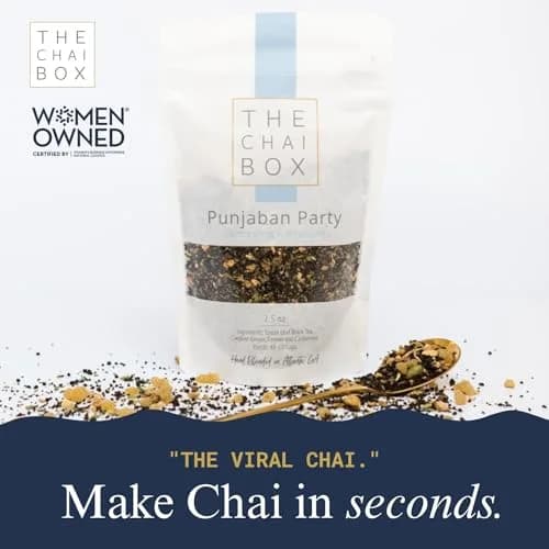 The Chai Box Traditional Ginger & Fennel Chai - 2.5 Oz | Organic Black Tea with Whole Spices thumbnail 5
