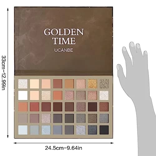 UCANBE Nude Eyeshadow Palette 40 Colors | Matte Shimmer Glitter Smoky Eye Makeup thumbnail 4