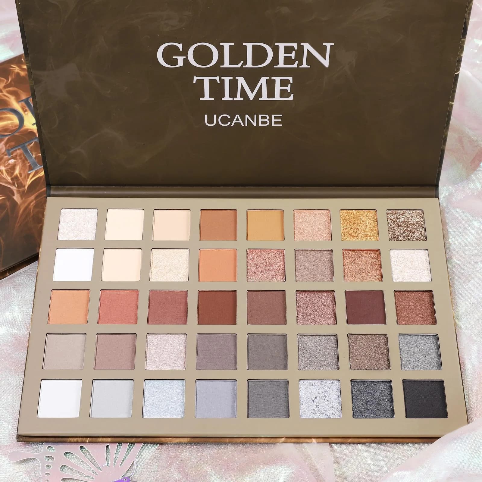 UCANBE Nude Eyeshadow Palette 40 Colors | Matte Shimmer Glitter Smoky Eye Makeup - view 5