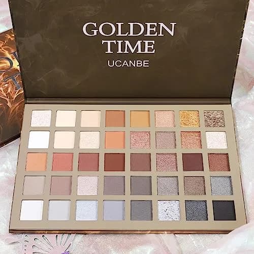 UCANBE Nude Eyeshadow Palette 40 Colors | Matte Shimmer Glitter Smoky Eye Makeup thumbnail 5