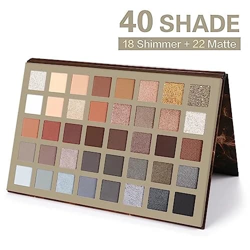 UCANBE Nude Eyeshadow Palette 40 Colors | Matte Shimmer Glitter Smoky Eye Makeup thumbnail 2