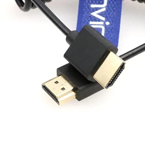 Eonvic 8K HDMI Coiled Cable 25cm (Stretches to 1M) | High Speed HDMI 2.1 Male to Male Extender for Cameras & Monitors thumbnail 4
