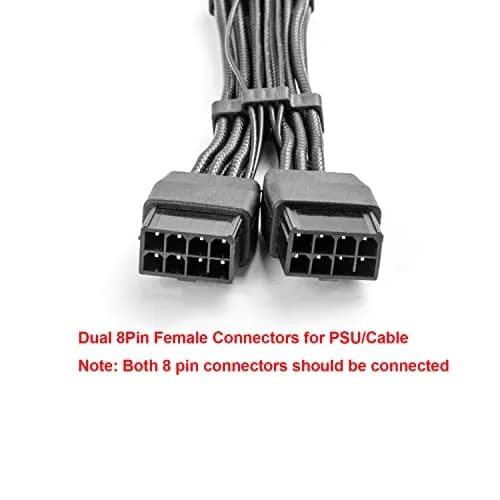 JOYJOM 12VHPWR 90° Adapter to 2X 8Pin | PCI-E 5.0 Extension for RTX 3090Ti & 4080 thumbnail 4