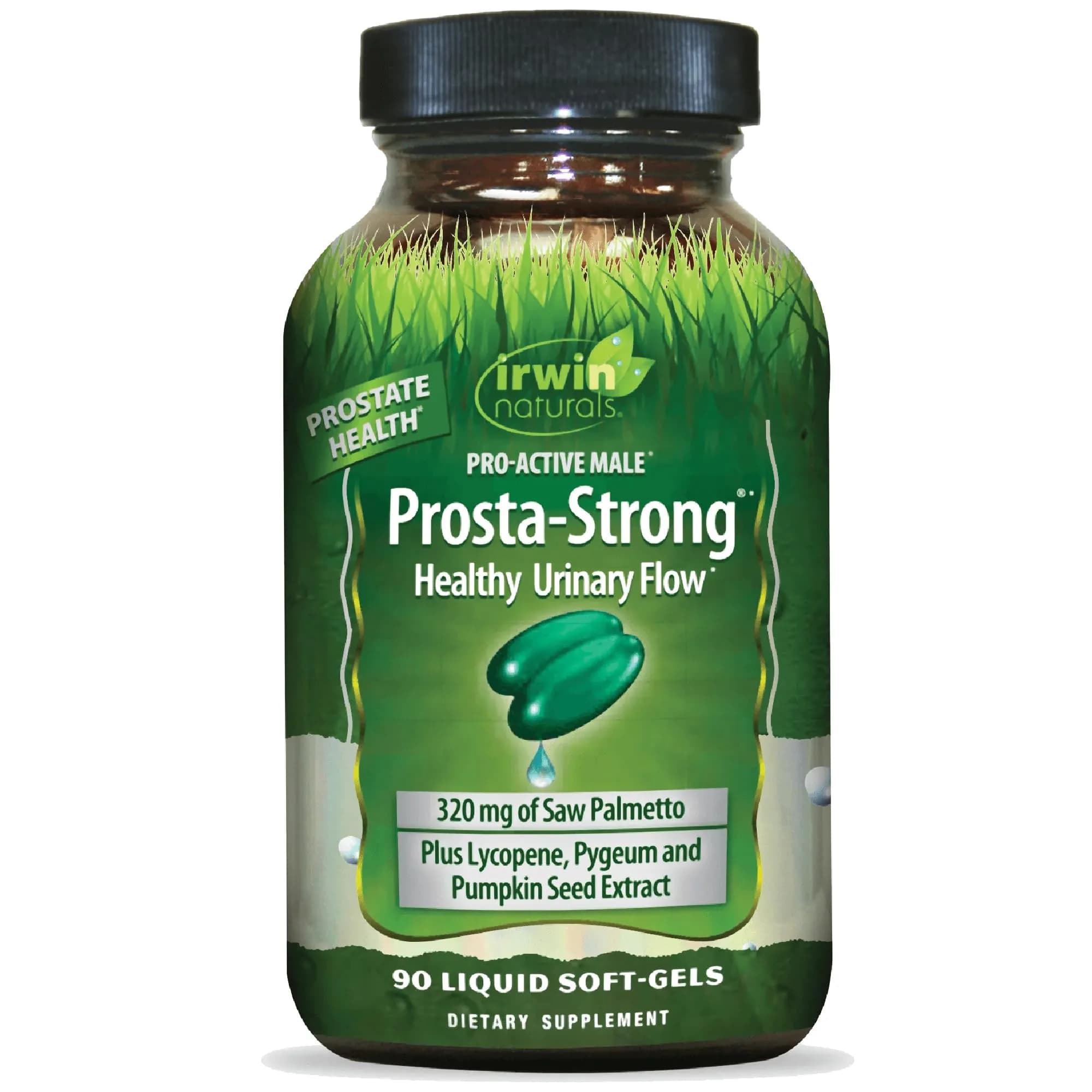 Irwin Naturals Prosta-Strong Daily Prostate Support Formula | 90 Softgels for Men’s Urinary & Prostate Health — Softgel