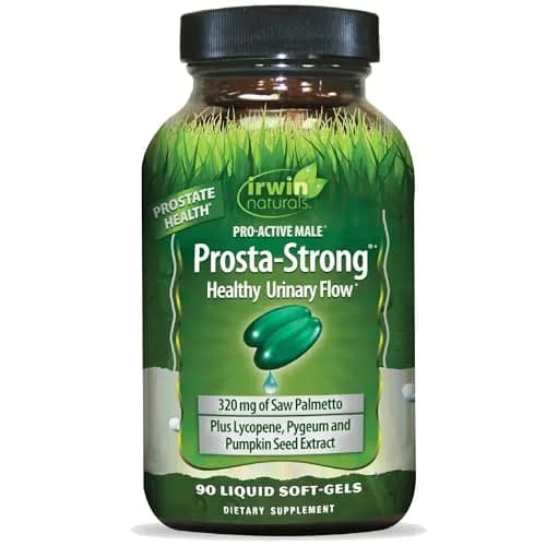 Irwin Naturals Prosta-Strong Daily Prostate Support Formula | 90 Softgels for Men’s Urinary & Prostate Health thumbnail 1