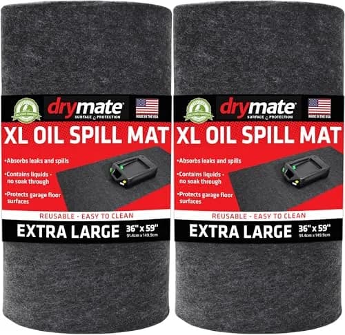 Drymate XL Oil Spill Mat 91cm x 150cm (36" x 59") (2-Pack) | Protects Garage Floors from Oil & Coolant thumbnail 1