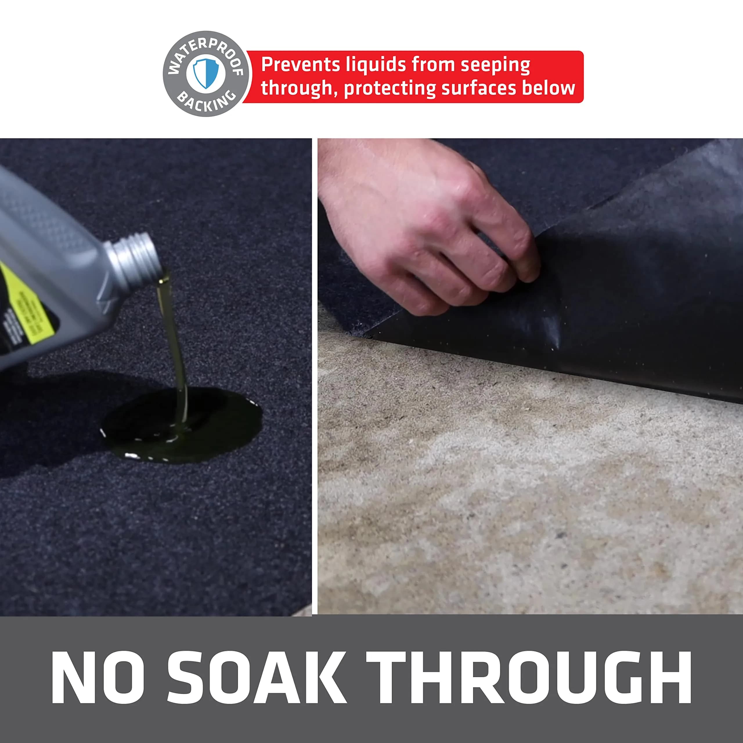 Drymate XL Oil Spill Mat 91cm x 150cm (36" x 59") (2-Pack) | Protects Garage Floors from Oil & Coolant - view 3