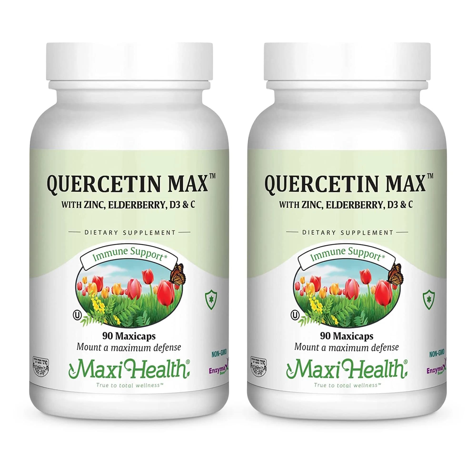 Maxi Health Quercetin with Zinc & Vitamin C 90 Capsules | Supports Immunity & Wellness — Capsule