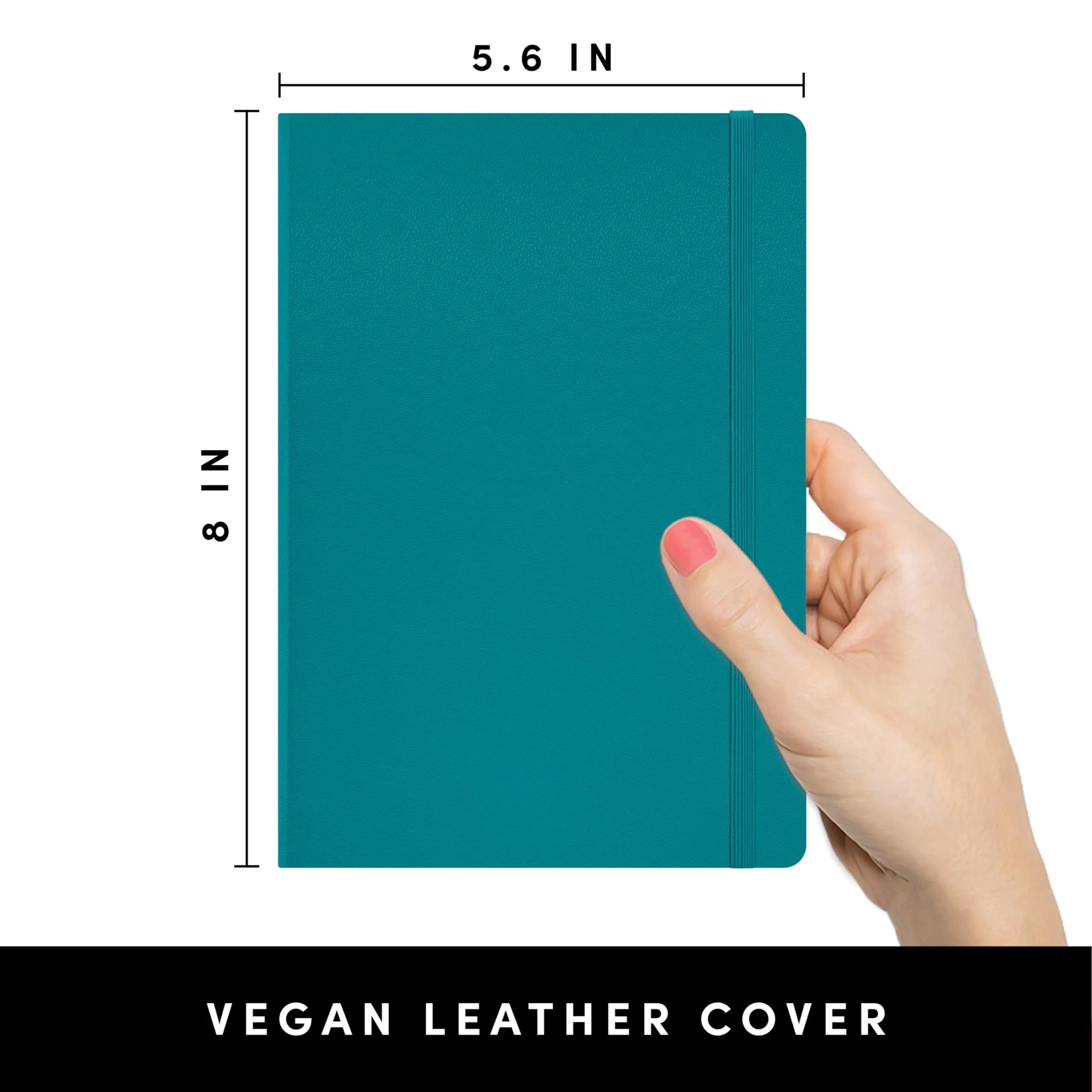 PAPERAGE Lined Journal Notebook 5.6 in x 8 in, 252 Pages | College Ruled Journaling Notebook for Work, School Supplies & Note Taking - view 2