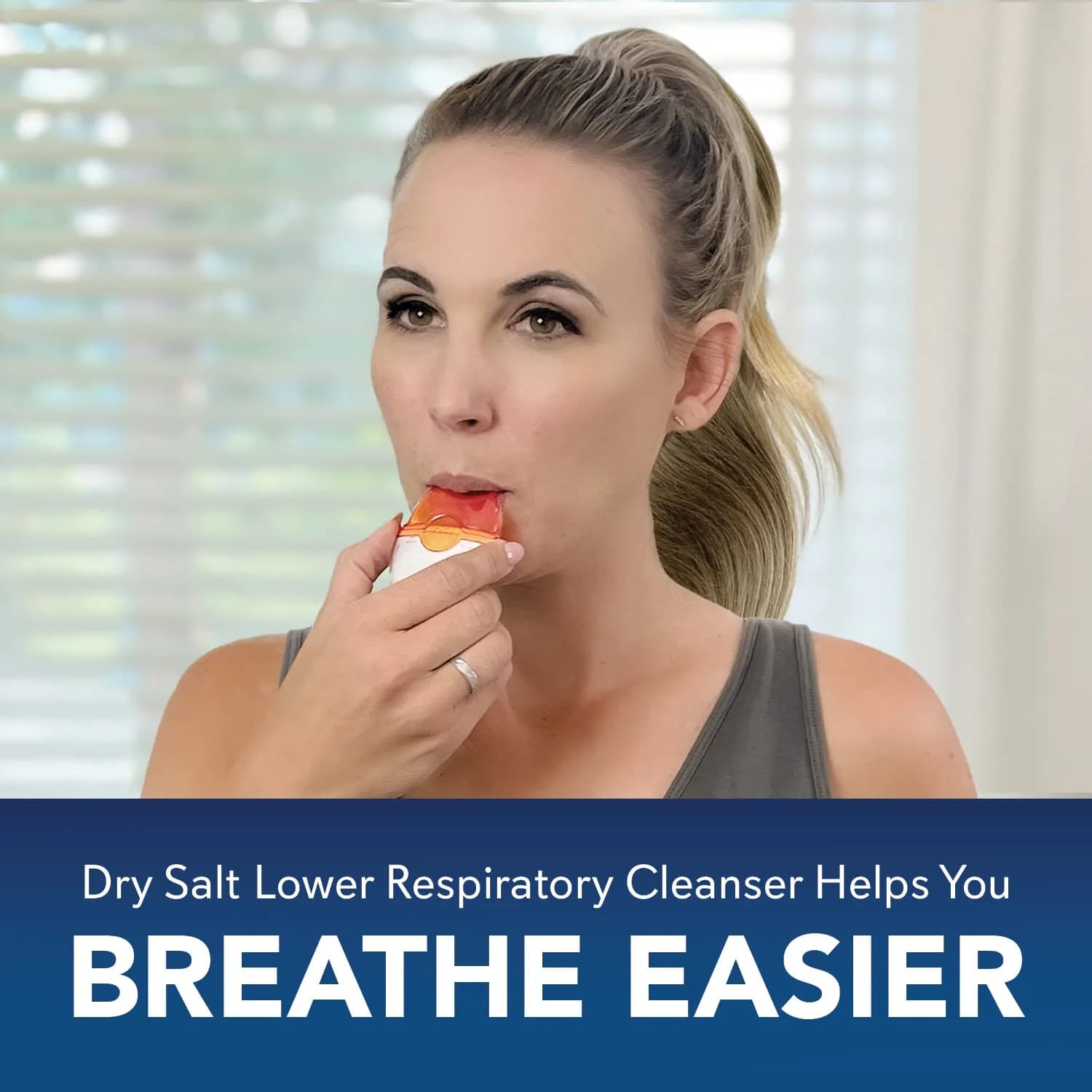 SinuCleanse Inhalo Bronchial Dry Salt Portable Respiratory Inhaler 1 Count | Natural Salt Crystals for Chest Congestion & Allergy Relief - view 2